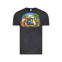 Vintage Black camp life beach Vintage Tee - BarkalooDesign