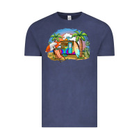 Vintage Denim camp life beach Vintage Tee - BarkalooDesign