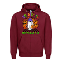 Burgundy no diggity bout to bag it up Zipper Hoodie - Artiststas