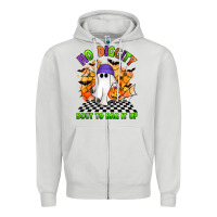 Dove Grey no diggity bout to bag it up Zipper Hoodie - Artiststas