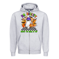 Heather Grey no diggity bout to bag it up Zipper Hoodie - Artiststas