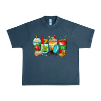 Midnight Navy teacher coffee cups Urban Heavy Tee - Zillion Design Studio
