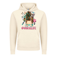 Vintage Artic messy bun nurse life Vintage Hoodie - RanaPortraitStore
