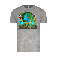 Cloud Rock sped teacher with earth globe Vintage Tee - texasbilliewilder