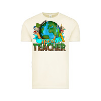 Vintage Arctic sped teacher with earth globe Vintage Tee - texasbilliewilder
