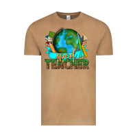 Vintage Camel sped teacher with earth globe Vintage Tee - texasbilliewilder
