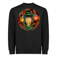Black Xmas Lantern Christmas Heavyweight Sweatshirt - RanaPortraitStore
