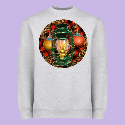 Heavyweight Sweatshirt Xmas Lantern Christmas