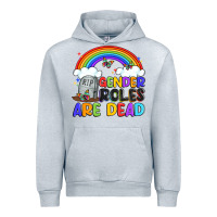 Heather Grey gender roles are dead Urban Hoodie - Artiststas