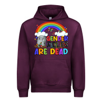 Mauve Wine gender roles are dead Urban Hoodie - Artiststas