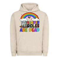 Pigment French Oak gender roles are dead Urban Hoodie - Artiststas