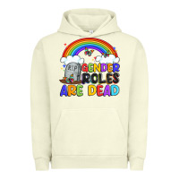 Pigment Pistachio gender roles are dead Urban Hoodie - Artiststas