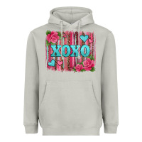 Moon Dust xoxo valentines day leopard glitter brushstroke Heavyweight Hoodie - Jasminsmagicworld