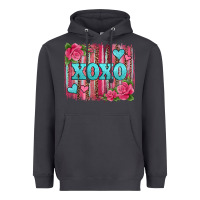 Smoke xoxo valentines day leopard glitter brushstroke Heavyweight Hoodie - Jasminsmagicworld
