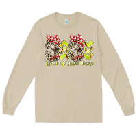 Mushroom three up theree down softball Long Sleeve Tee - RacoonDesign