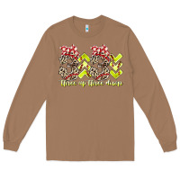 Toasted Coconut three up theree down softball Long Sleeve Tee - RacoonDesign
