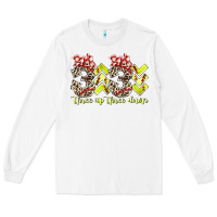 White three up theree down softball Long Sleeve Tee - RacoonDesign