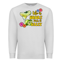 Dove Grey life is short make it salty Premium Sweatshirt - Jasminsmagicworld