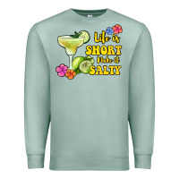 Seafoam life is short make it salty Premium Sweatshirt - Jasminsmagicworld