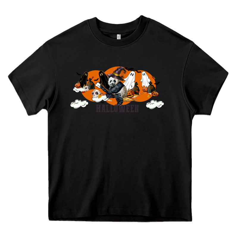 Hallowen Panda Heavy Core Tee by LillyAllenDesigns | Teevron