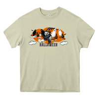 Mossy Hallowen Panda Heavy Core Tee - LillyAllenDesigns