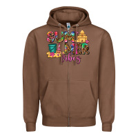 Chestnut summer vibes Zipper Hoodie - AdoDesignShop
