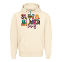 Sandshell summer vibes Zipper Hoodie - AdoDesignShop