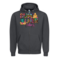 Smoke summer vibes Zipper Hoodie - AdoDesignShop
