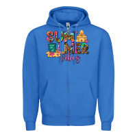 True Royal summer vibes Zipper Hoodie - AdoDesignShop