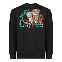 Black but first coffee Heavyweight Sweatshirt - texasbilliewilder