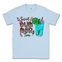 Dusty Blue sweet summer time Classic Tee - CowhideDigitalArt
