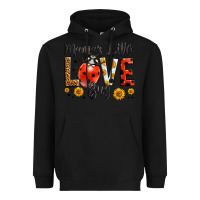 Black mama's little love bug Heavyweight Hoodie - LillyAllenDesigns