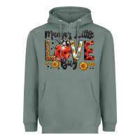 Sage mama's little love bug Heavyweight Hoodie - LillyAllenDesigns