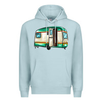 Blue Mist caravan Premium Hoodie - MaliasSmallBusiness