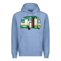 Colony Blue caravan Premium Hoodie - MaliasSmallBusiness