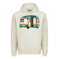 Oatmeal Heather caravan Premium Hoodie - MaliasSmallBusiness