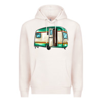 Pale Pink caravan Premium Hoodie - MaliasSmallBusiness