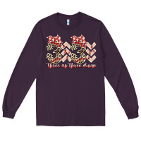 Plum three up theree down Long Sleeve Tee - RacoonDesign