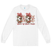 White three up theree down Long Sleeve Tee - RacoonDesign