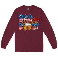 Burgundy bad and boozy usa Long Sleeve Tee - AdoDesignShop