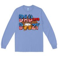 Colony Blue bad and boozy usa Long Sleeve Tee - AdoDesignShop
