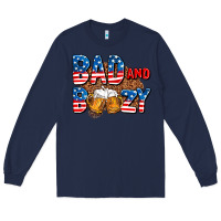 Navy bad and boozy usa Long Sleeve Tee - AdoDesignShop