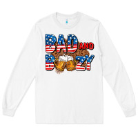 White bad and boozy usa Long Sleeve Tee - AdoDesignShop