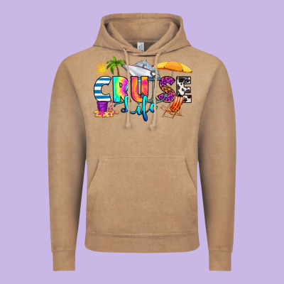 Cruise Life Vintage Hoodie Designed By Ranaportraitstore