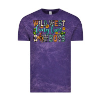 Cloud Purple wild west long live cowboys Vintage Tee - Zillion Design Studio