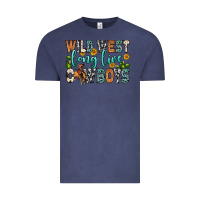 Vintage Denim wild west long live cowboys Vintage Tee - Zillion Design Studio