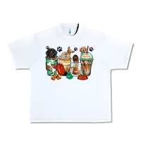 White dog coffee cups Urban Heavy Tee - Zillion Design Studio