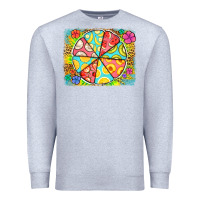Heather Grey fruit plate Premium Sweatshirt - Jasminsmagicworld