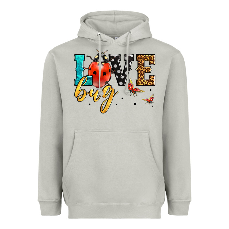 Love Bug Lady Bug Heavyweight Hoodie by LillyAllenDesigns | Teevron
