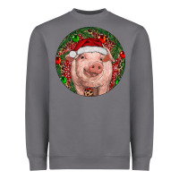 Storm Pig Christmas Heavyweight Sweatshirt - RanaPortraitStore